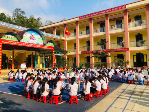 Trường TH Tà Cáng tổ chức Ngày hội đọc sách lần thứ 4 năm 2025.