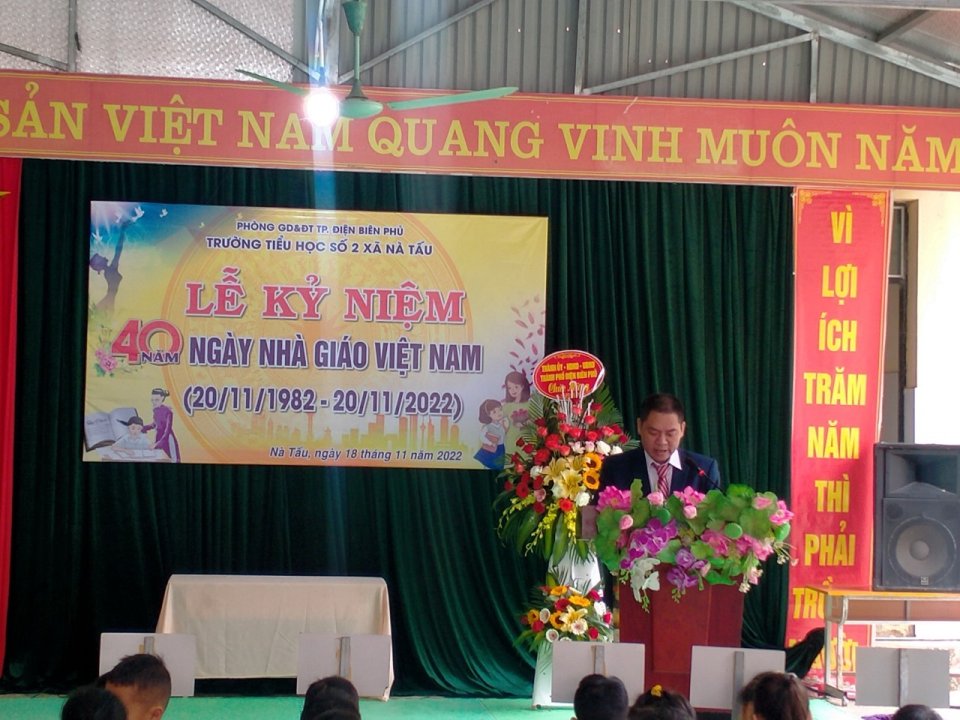 Lễ kỉ niệm 40 năm ngày Nhà giáo Việt Nam ( 20/11/1982 – 20/11/2022 ) của trường Tiểu học số 2 xã Nà Tấu