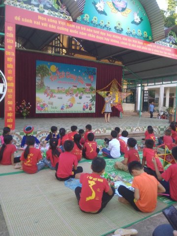 Tết Trung Thu năm nay các em học sinh trường tiểu học Tà Cáng xã Nà Tấu – ảnh 3