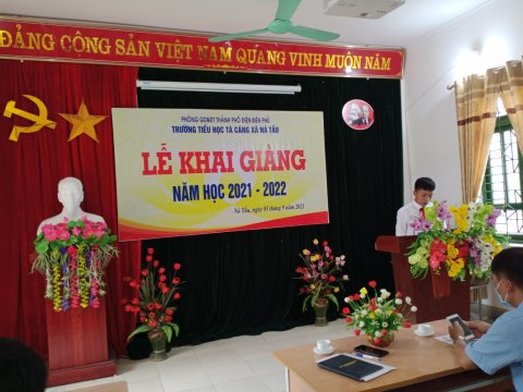 Trường Tiểu học Tà Cáng xã Nà Tấu tổ chức Lễ khai giảng năm học 2021-2022 – ảnh 2