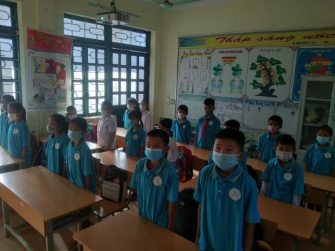 Trường Tiểu học Tà Cáng xã Nà Tấu tổ chức Lễ khai giảng năm học 2021-2022 – ảnh 3