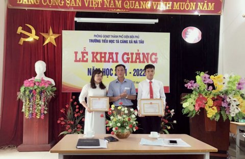Trường Tiểu học Tà Cáng xã Nà Tấu tổ chức Lễ khai giảng năm học 2021-2022 – ảnh 8