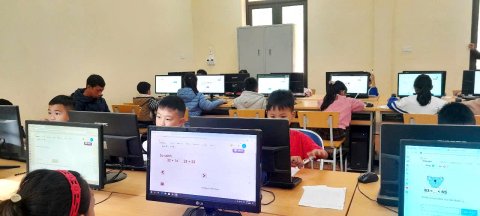 Trường tiểu học số 2 xã Nà Tấu tổ chức cuộc thi Violympic toán cấp trường năm học 2024 - 2025 – ảnh 2