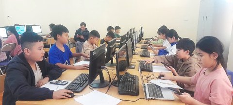 Trường tiểu học số 2 xã Nà Tấu tổ chức cuộc thi Violympic toán cấp trường năm học 2024 - 2025 – ảnh 4