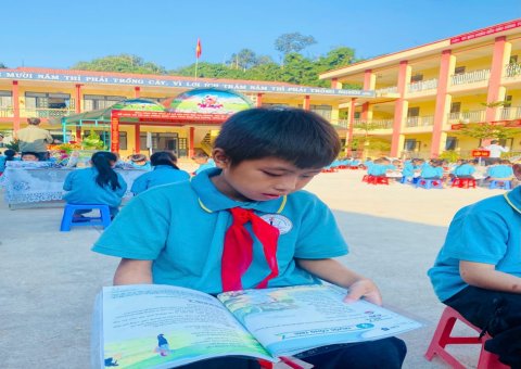 Trường TH Tà Cáng xã Nà Tấu hưởng ứng Tuần lễ Học tập suốt đời .. – ảnh 3