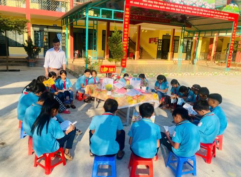 Trường TH Tà Cáng xã Nà Tấu hưởng ứng Tuần lễ Học tập suốt đời .. – ảnh 5