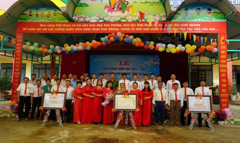 Trường TH Tà Cáng tưng bừng tổ chức Khai giảng năm học 2024-2025. – ảnh 13