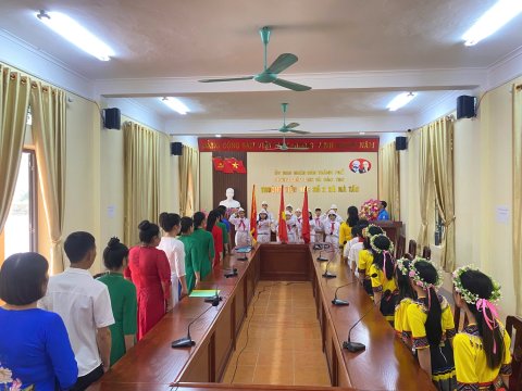 Đại hội cháu ngoan Bác Hồ - liên đội trường tiểu học Số 2 xã Nà Tấu năm học 2024 – 2025 – ảnh 2