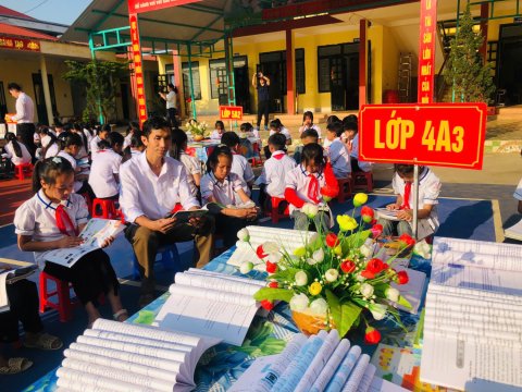 Trường TH Tà Cáng tổ chức Ngày hội đọc sách lần thứ 4 năm 2025. – ảnh 4