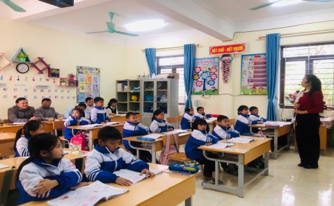 Hoạt động chuyên môn dạy và học tại trường TH Tà Cáng xã Nà Tấu. – ảnh 2