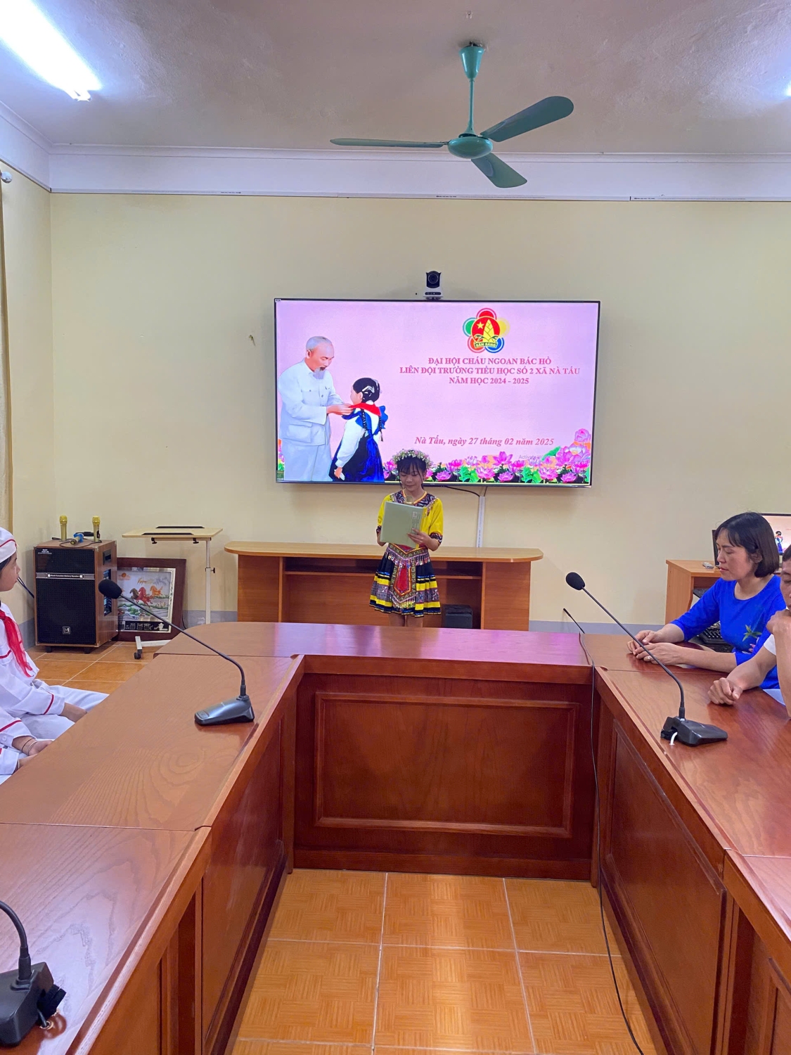 Đại hội cháu ngoan Bác Hồ - liên đội trường tiểu học Số 2 xã Nà Tấu năm học 2024 – 2025